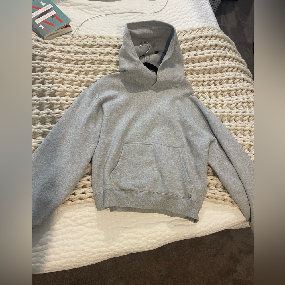 Aritzia TNA Perfect Cozy Hoodie Grey